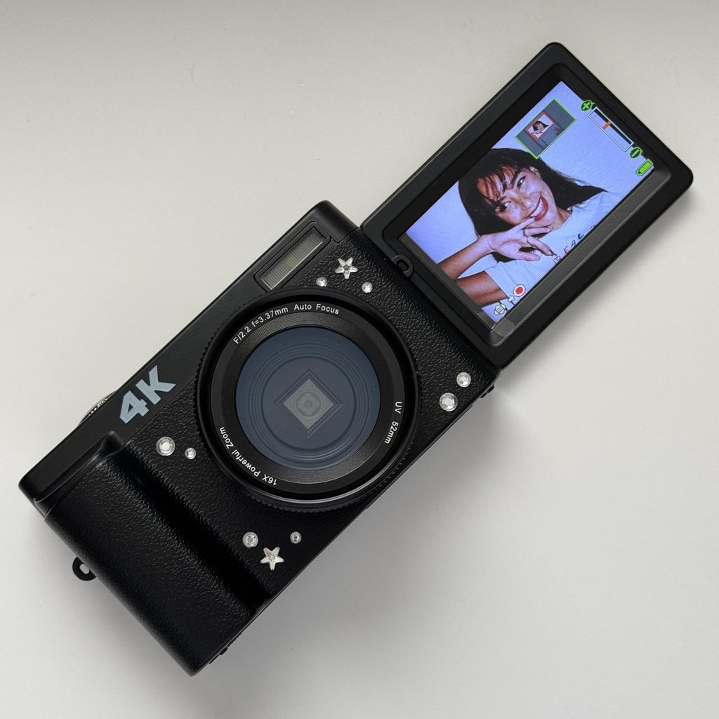 4K UltraHD Digital Camera  ‧˚ ⟡ 🎱 In Box Bundle♡...