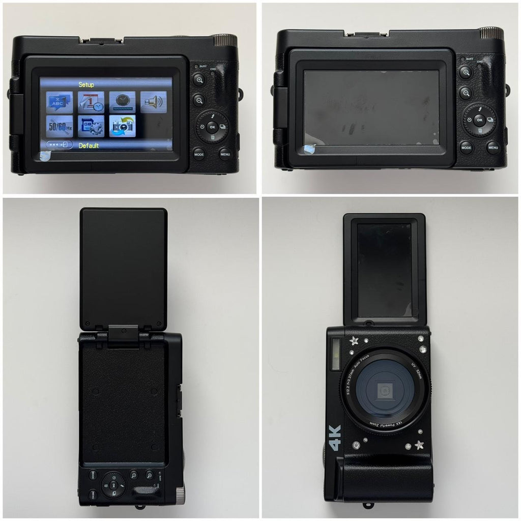 4K UltraHD Digital Camera  ‧˚ ⟡ 🎱 In Box Bundle♡...