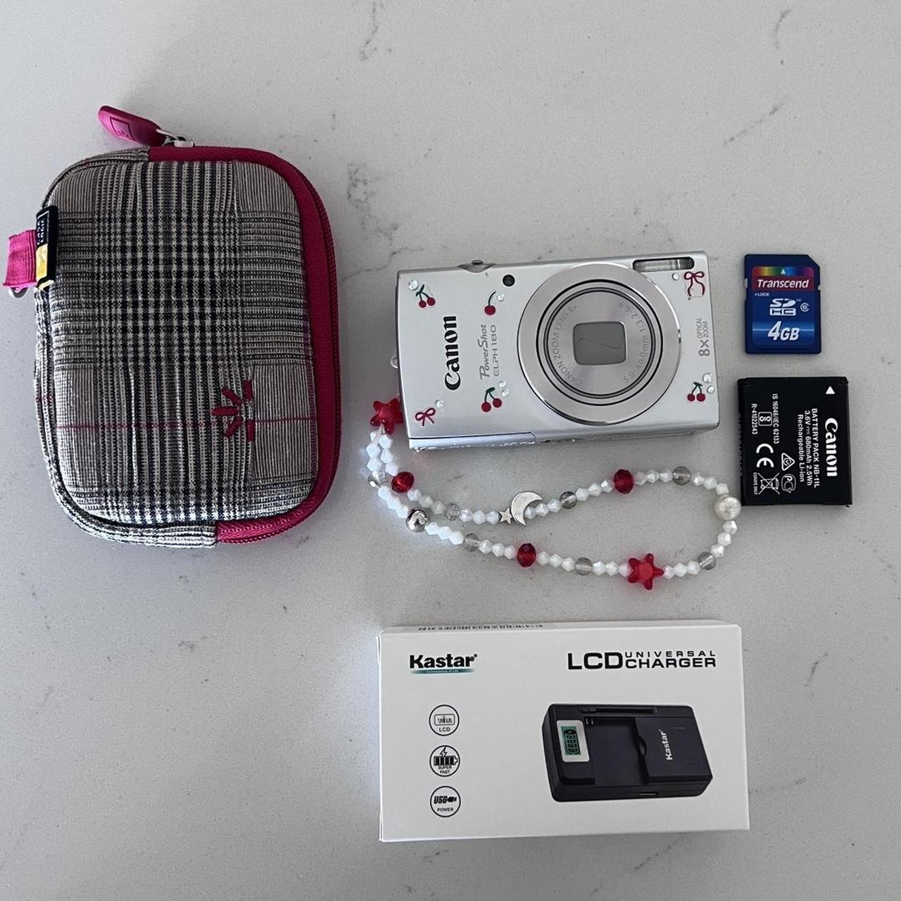 Canon Powershot 180 IS ELPH digital camera kit